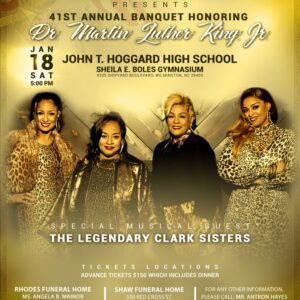 600 Attendee Ticket to The 41st Annual MLK Banquet